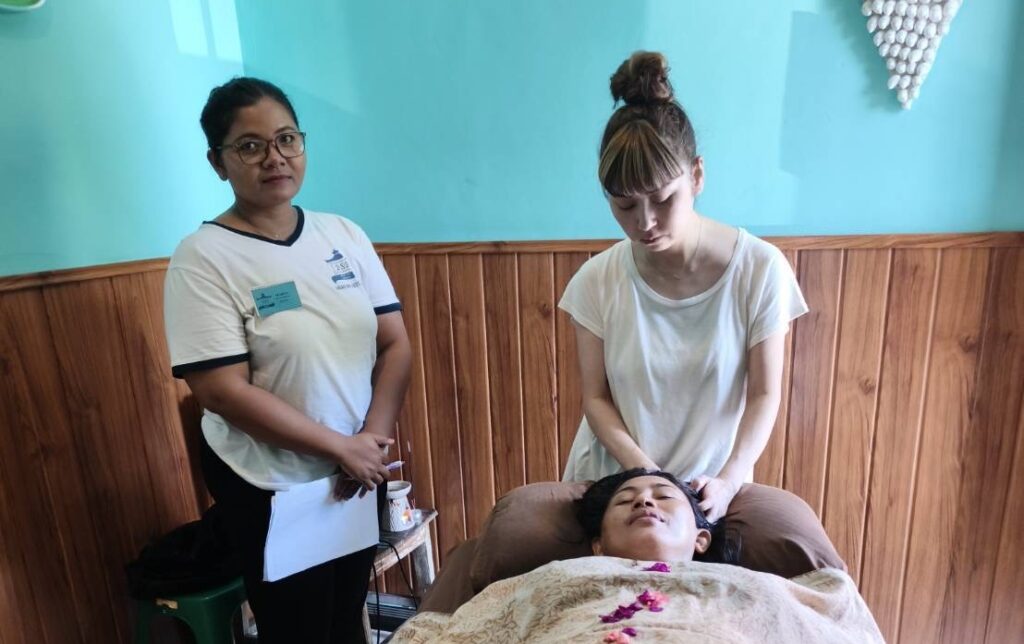 Frangipaniセラピスト養成スクールで学ぶバリエステの実技レッスン