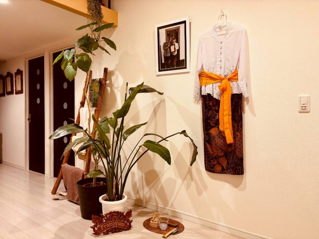 青森のバリエステサロンFrangipani室内風景