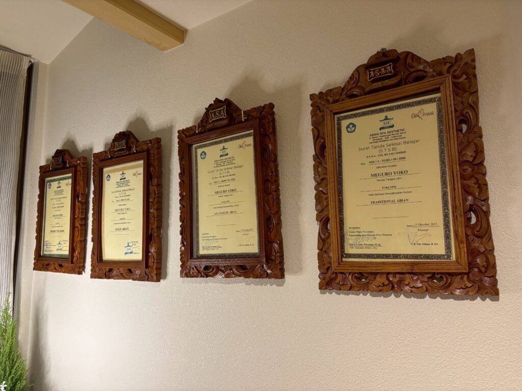 ASAAディプロマ証明書